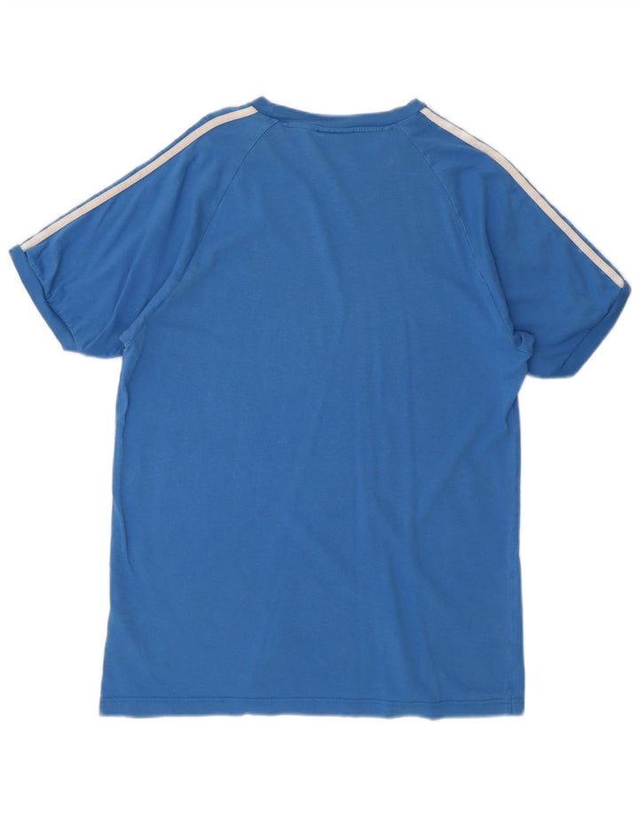 Tricou pentru bărbați Adidas Top Medium Blue Bumbac