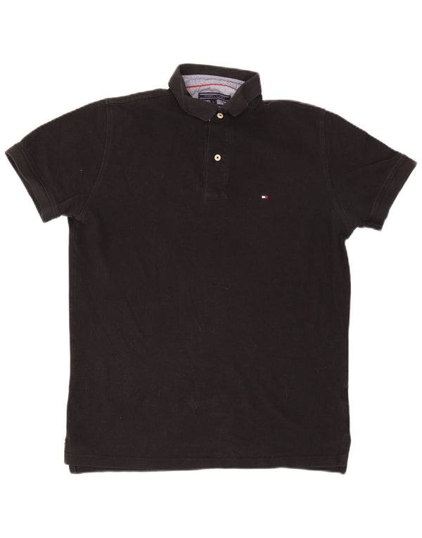 Tricou polo Tommy Hilfiger pentru bărbați, mare, negru