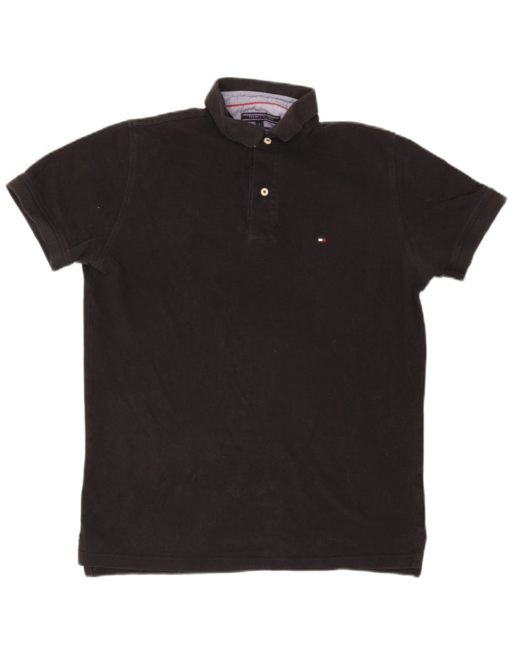 Tricou polo Tommy Hilfiger pentru bărbați, mare, negru