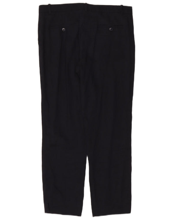 Pantaloni chino conici pentru femei Jigsaw UK 12 Medium W34 L29 Bleumarin In