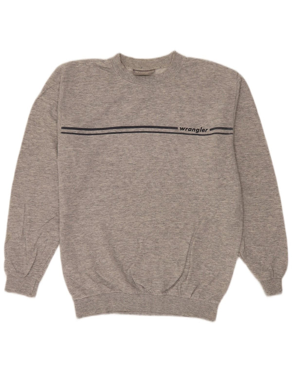 Hanorac pentru bărbați Wrangler Jumper mic, gri bumbac cu pete