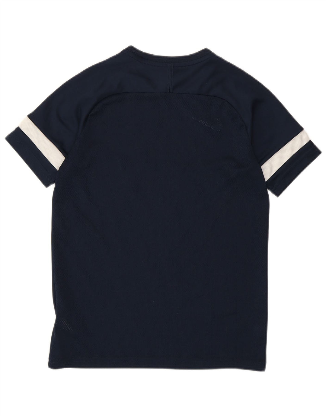 Tricou pentru băieți Nike Top 12-13 ani Poliester cu dungi mari bleumarin
