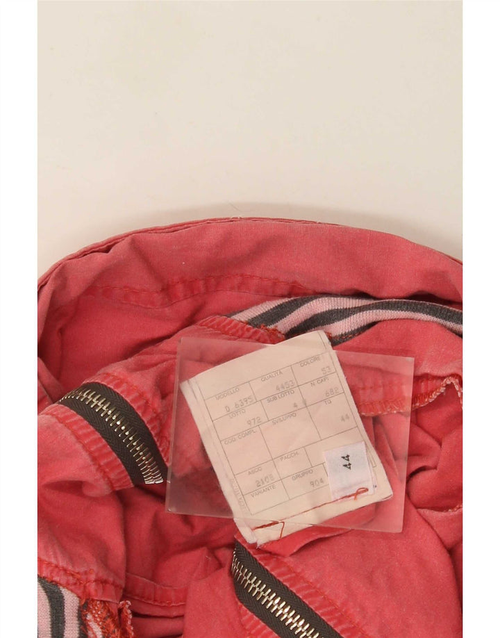 Jachetă Bomber oversized vintage pentru femei IT 44 bumbac roz mediu