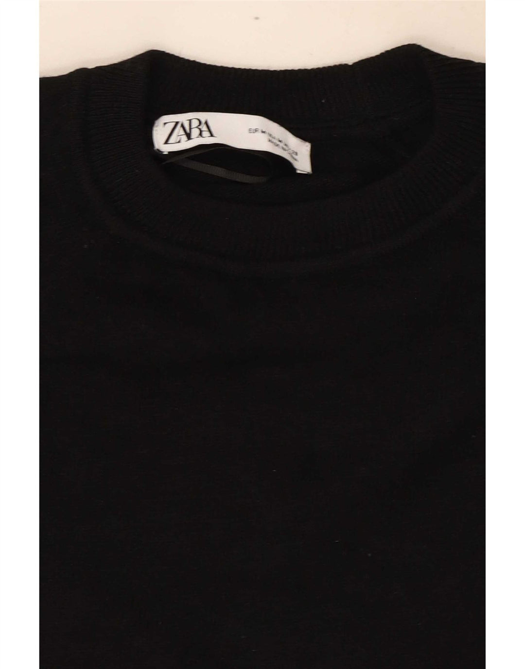 Bluză supradimensionată pentru femei Zara UK 14 Medium Negru