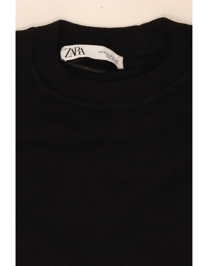 Bluză supradimensionată pentru femei Zara UK 14 Medium Negru