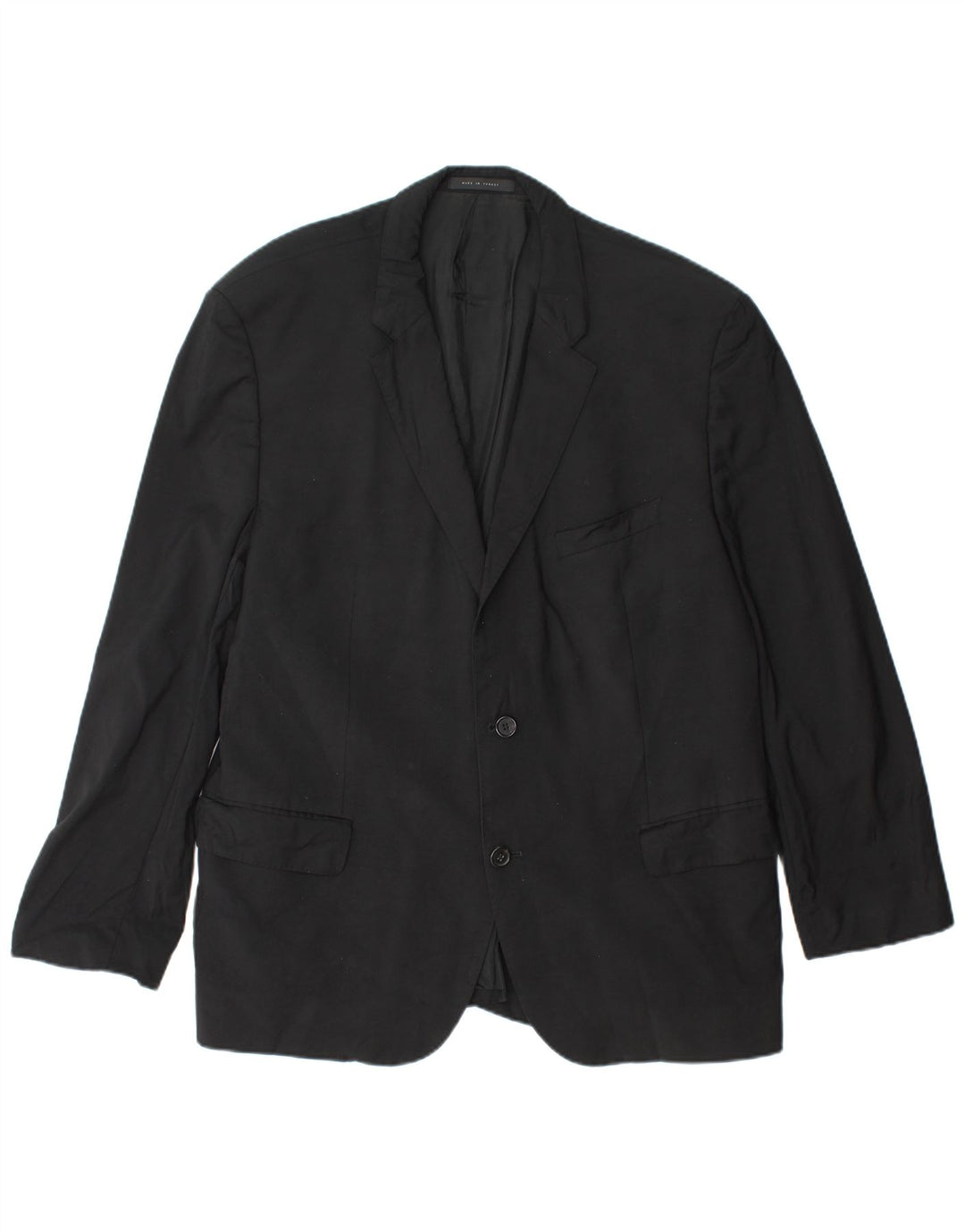 Jachetă blazer Guabello cu 2 nasturi pentru bărbați HUGO BOSS UK 40, mare, neagră, viscoză
