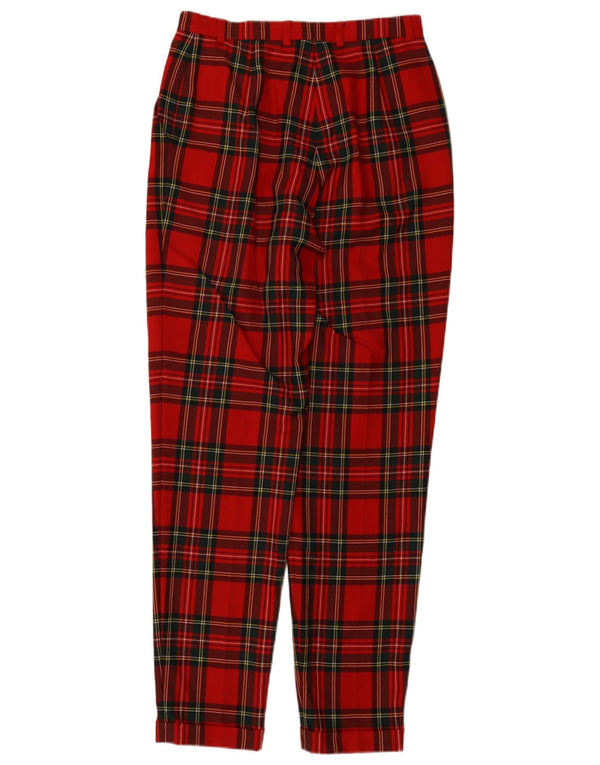 Pantaloni casual pentru femei Escada cu talie înaltă EU 38 Medium W28 L30 Roșu