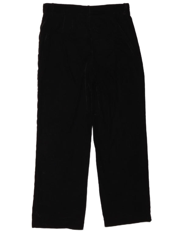 Pantaloni casual din catifea drepte Zara XL W32 L33 Poliester negru