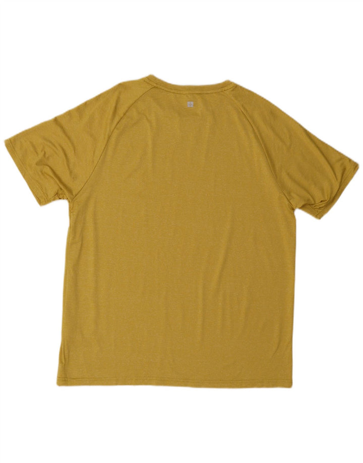 Tricou IsoCool pentru bărbați Mountain Warehouse Top mare din poliester galben