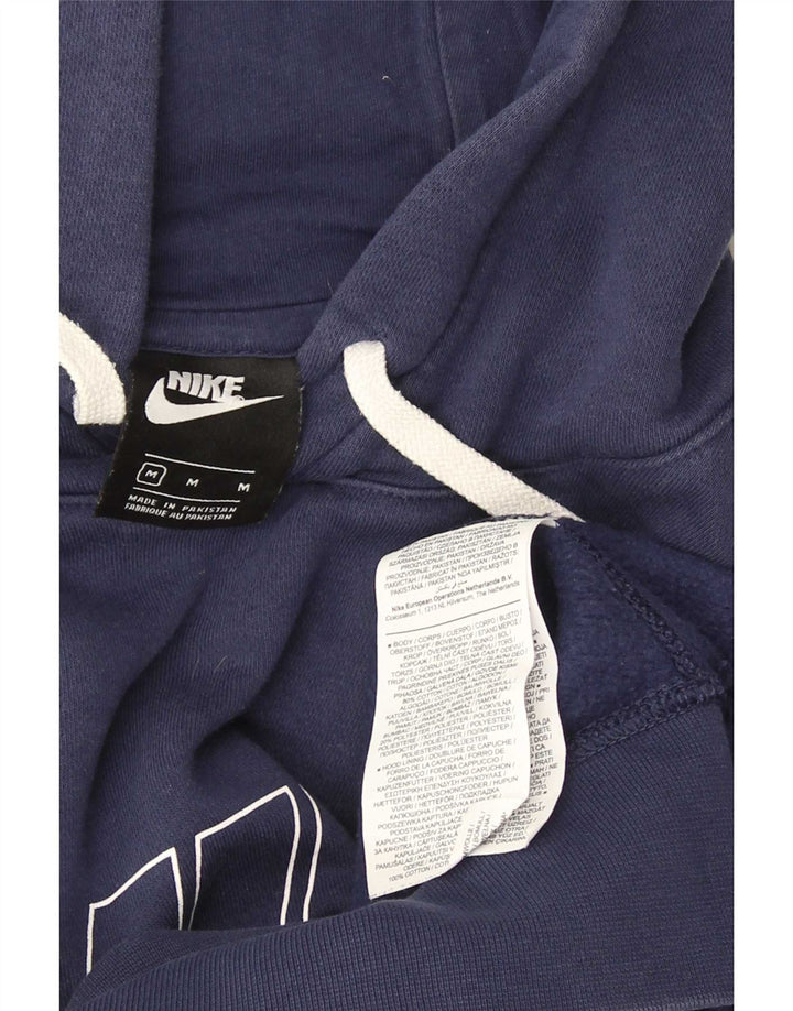 Pulover Nike Grafic pentru bărbați, bumbac, albastru, mediu