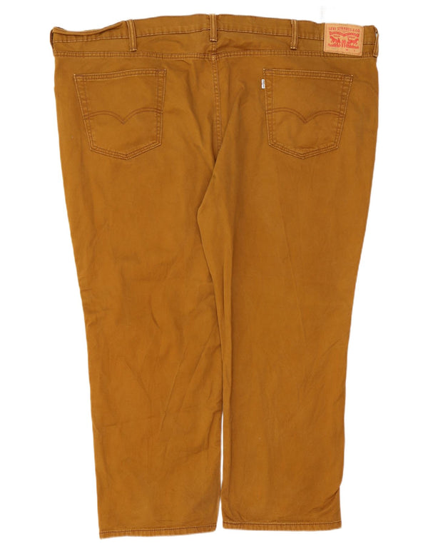 Levi's Mens 541 Straight Casual Trousers W52 L30 Brown Cotton