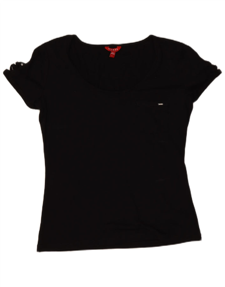 Tricou pentru femei Guess Top UK 14 Poliester negru mare
