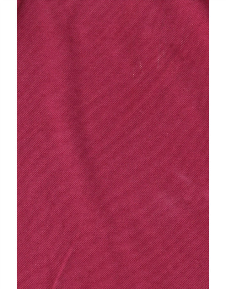 Cămașă polo pentru bărbați Kappa Bumbac Burgundy mic