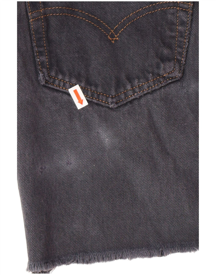 Fusta de blugi pentru femei LEVI'S W28 Gri mediu