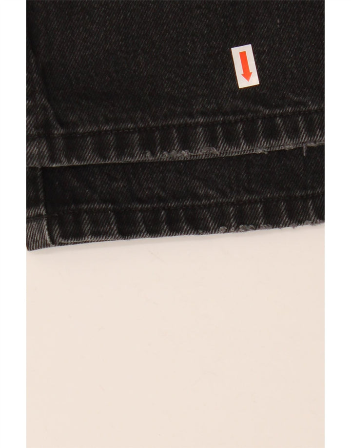 Blugi drepti WRANGLER pentru bărbați, cu ajustare confortabilă, W31 L32, bumbac negru