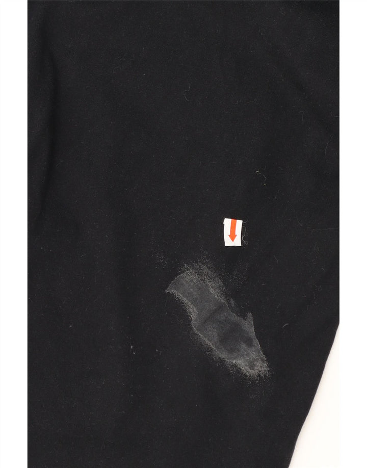 Tricou grafic Nike pentru bărbați Top mediu negru bumbac