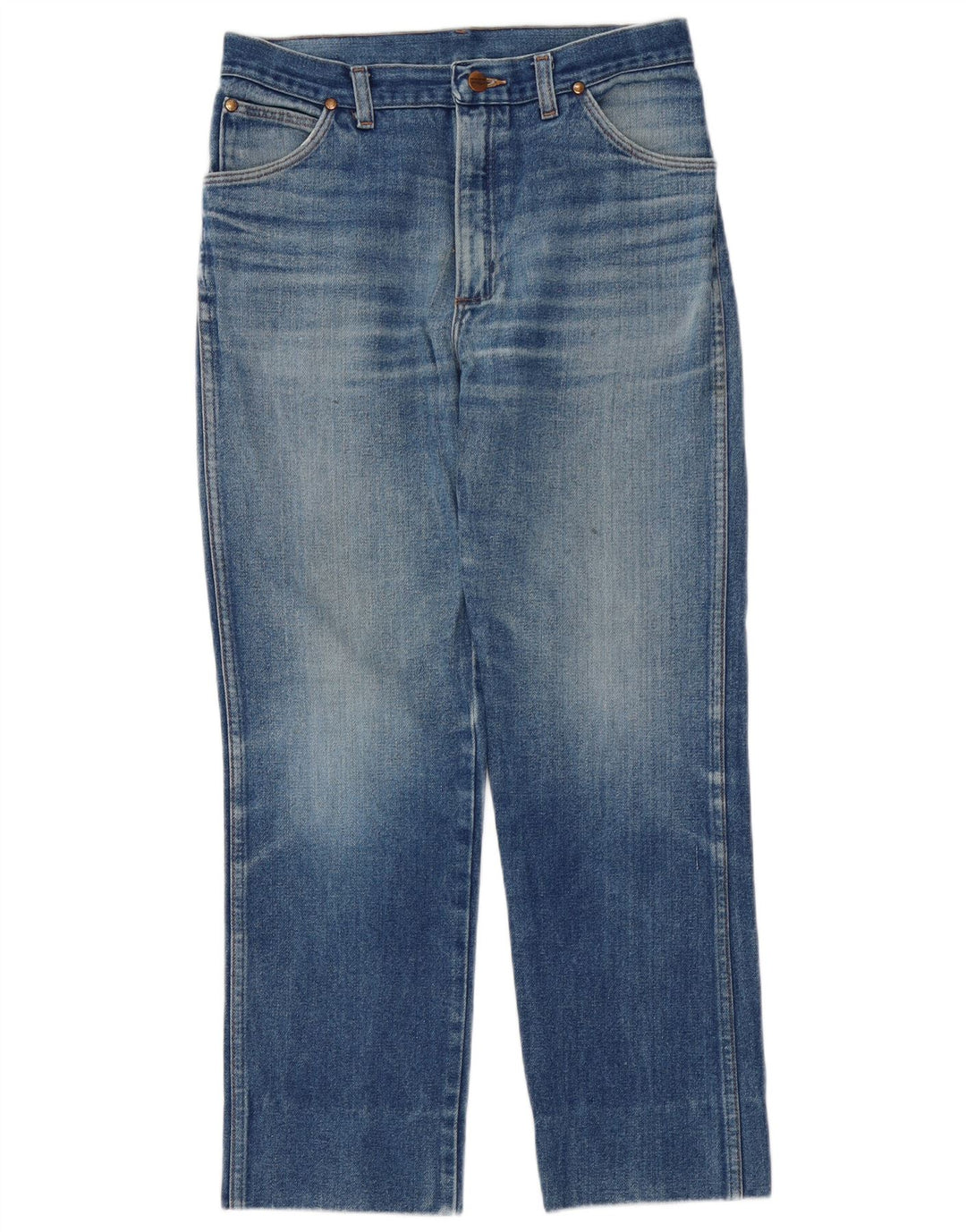 Blugi drepti pentru bărbați Wrangler W32 L27 Bumbac albastru