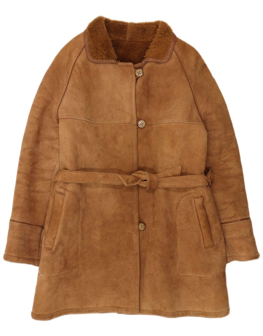 Palton din shearling pentru femei Everest IT 50 XL bej