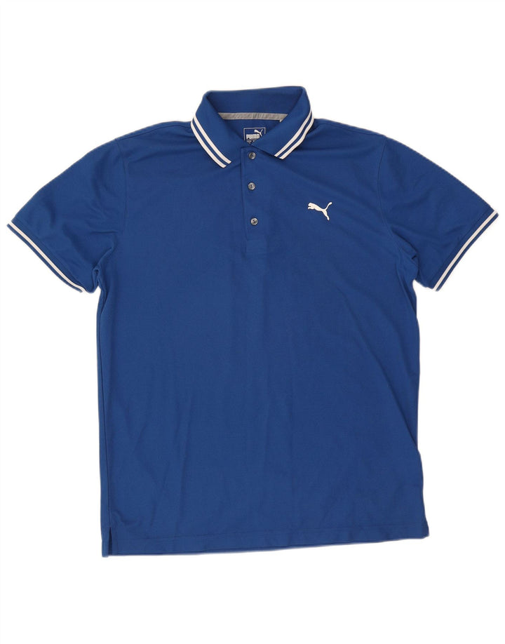 Tricou polo Puma pentru bărbați, mare, albastru, poliester