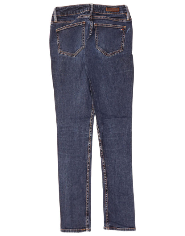 Blugi skinny pentru femei TOMMY HILFIGER L25 L29 bumbac bleumarin