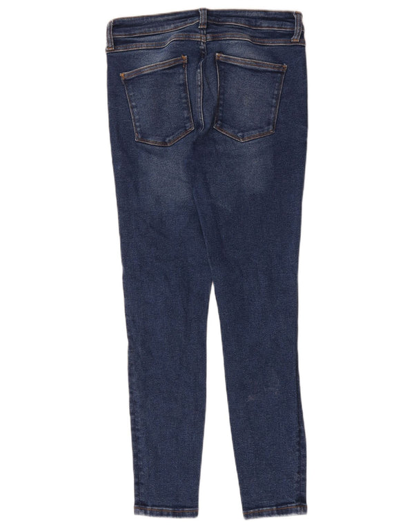 Blugi skinny dama Zara EU 40 Medium W30 L27 Bumbac albastru