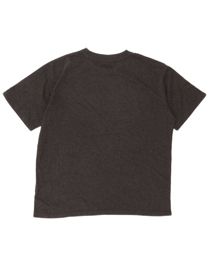 Tricou grafic Superdry pentru femei Top UK 14 mare bumbac gri