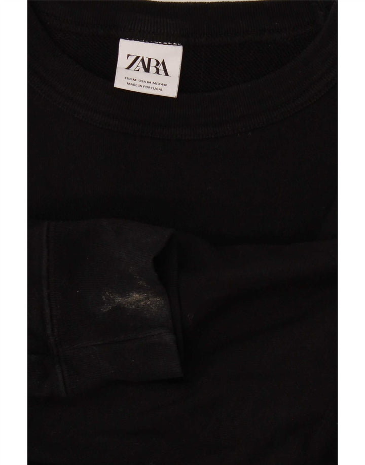 Pulover pentru bărbați Zara Medium Negru