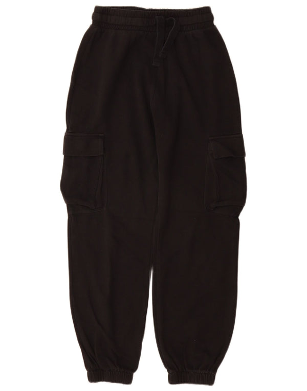 Pantaloni de jogging pentru femei Zara, loose fit, cargo mici, L26 L28, bumbac negru