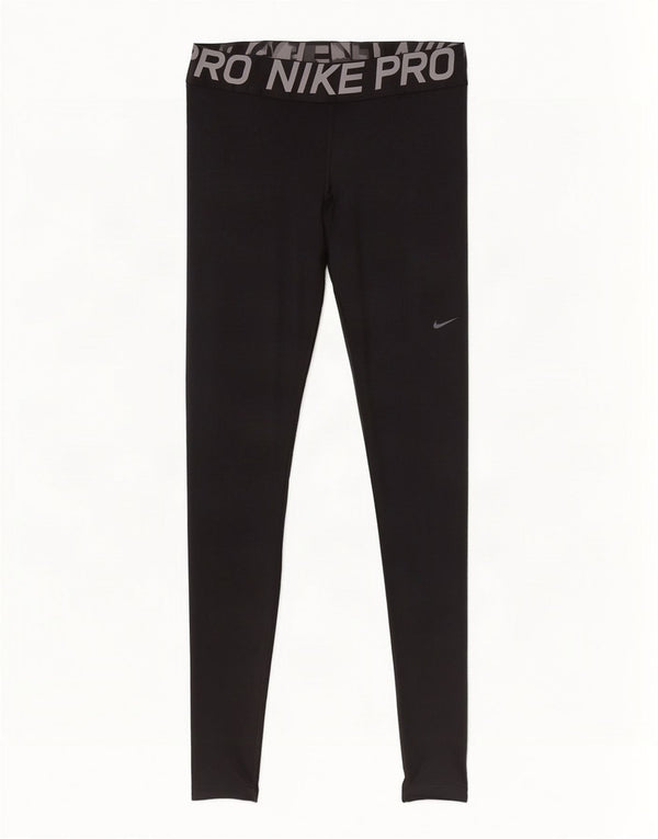 Leggings grafic Nike pentru femei UK 4 XS poliester negru