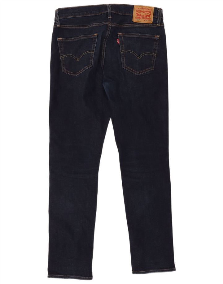 Blugi pentru bărbați Levi's 511 Slim W34 L34 Bumbac bleumarin