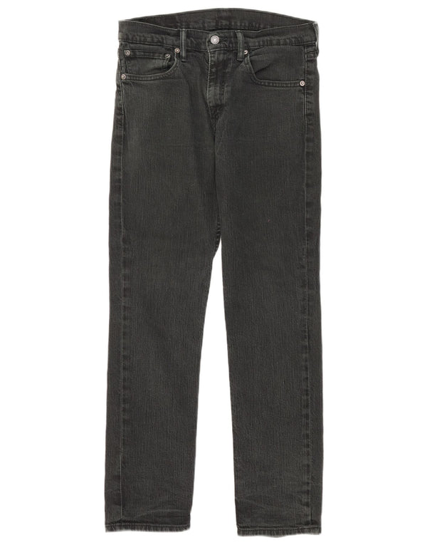 Blugi drepti pentru femei Levi's W32 L30 bumbac negru