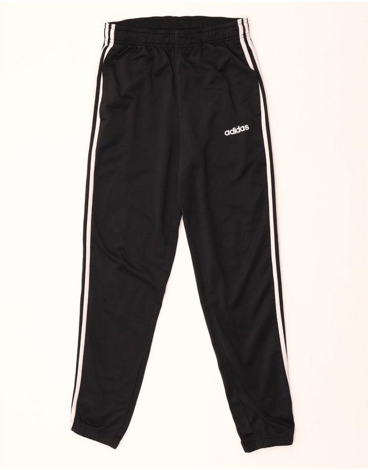 Pantaloni de trening Adidas pentru bărbați, poliester mediu negru