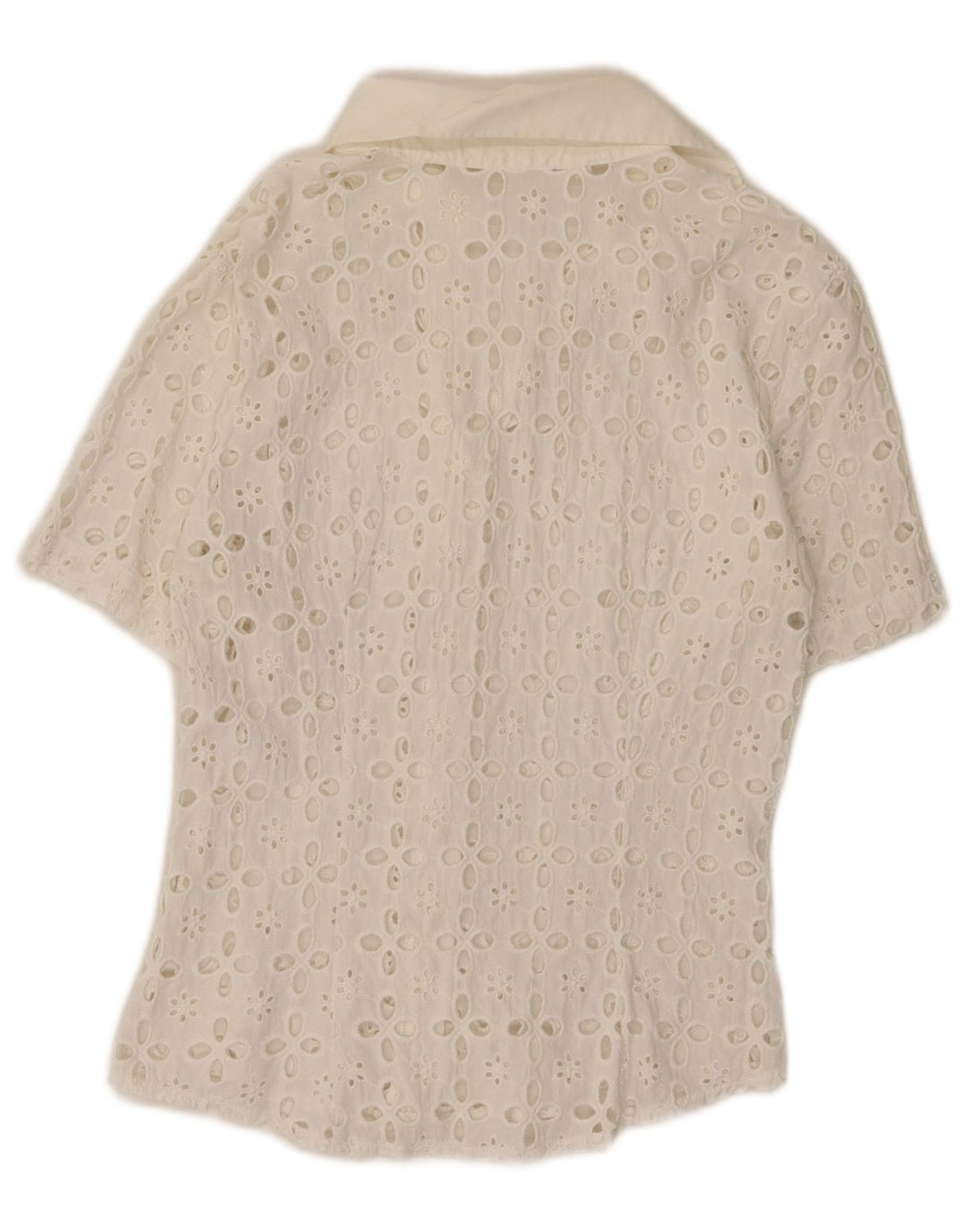 Cămașă cu mânecă scurtă pentru femei Naracamicie UK 12 Medium White Floral