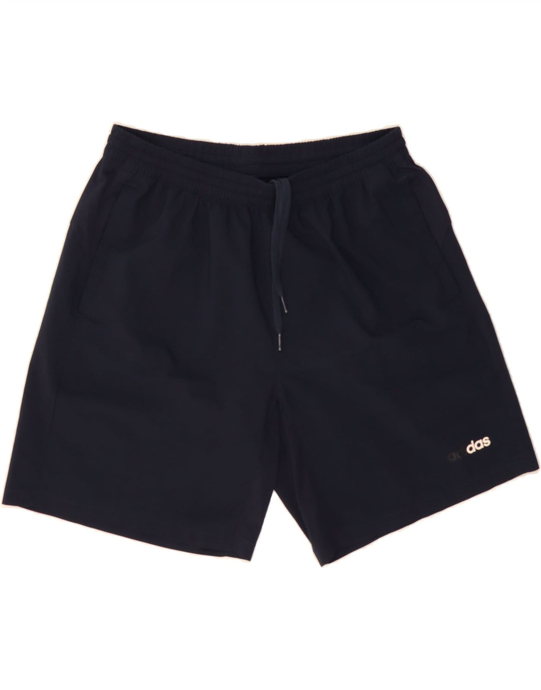 ADIDAS Mens Climalite Sport Shorts Large  Navy Blue Polyester Vintage Adidas and Second-Hand Adidas from Messina Hembry 