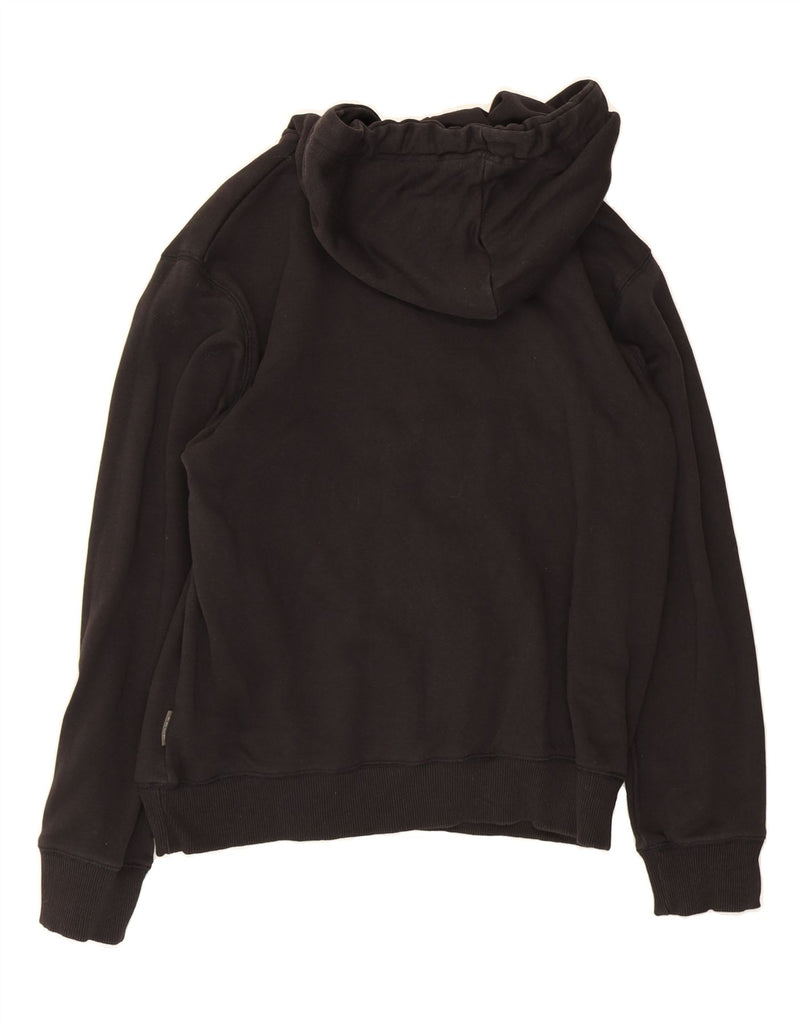 FCUK Womens Oversized Hoodie Jumper UK 14 Medium Black Cotton Vintage Fcuk and Second-Hand Fcuk from Messina Hembry 