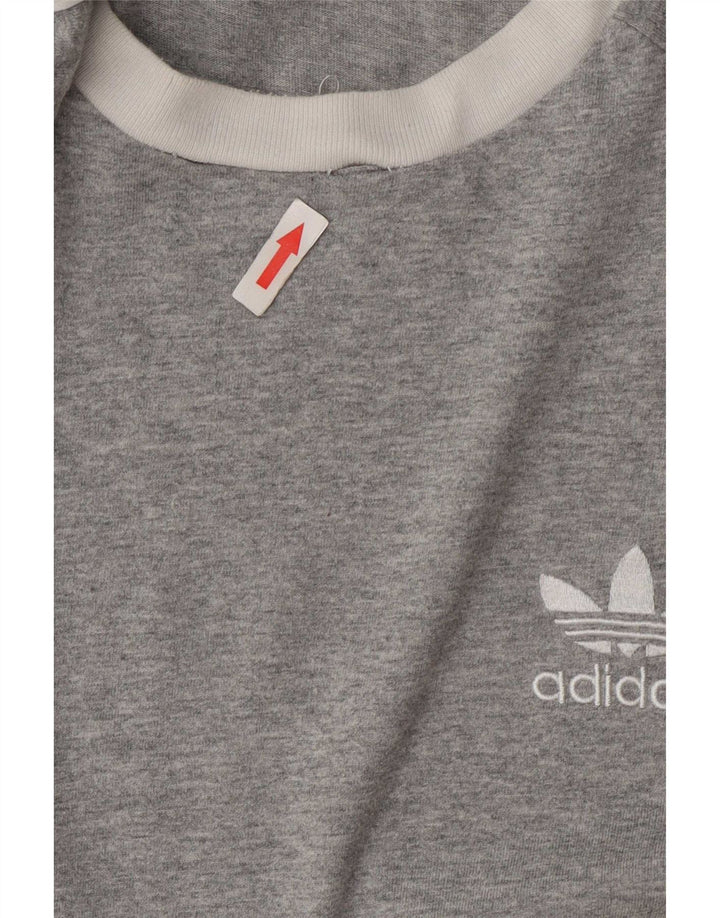Tricou pentru bărbați Adidas Top Mediu Gri Pete Bumbac