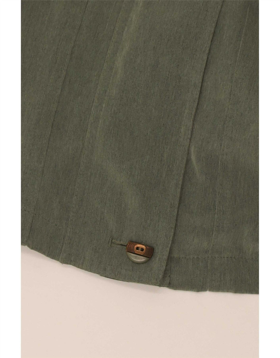 Pardesiu vintage pentru femei UK 14 mare poliester verde
