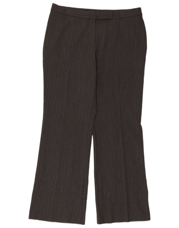 Pantaloni de costum pentru femei Marks & Spencer UK 16 Large W34 L30 Gri cu dungi