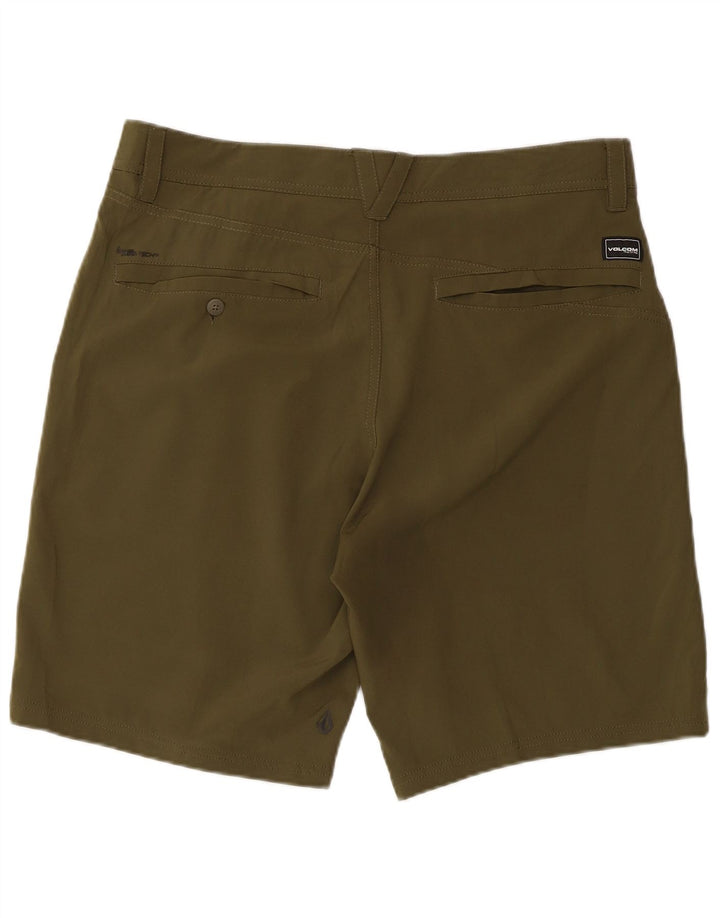 Pantaloni scurți chino pentru bărbați Volcom, mari, kaki, poliester