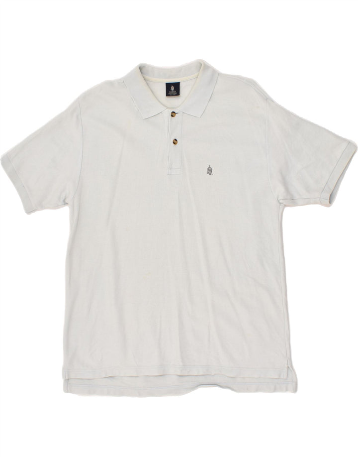 MARINA YACHTING Mens Polo Shirt XL Grey | Vintage Marina Yachting | Thrift | Second-Hand Marina Yachting | Used Clothing | Messina Hembry 