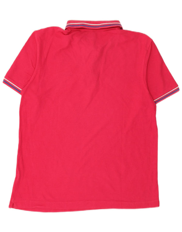 Tricou polo pentru bărbați LOTTO, bumbac roz mare