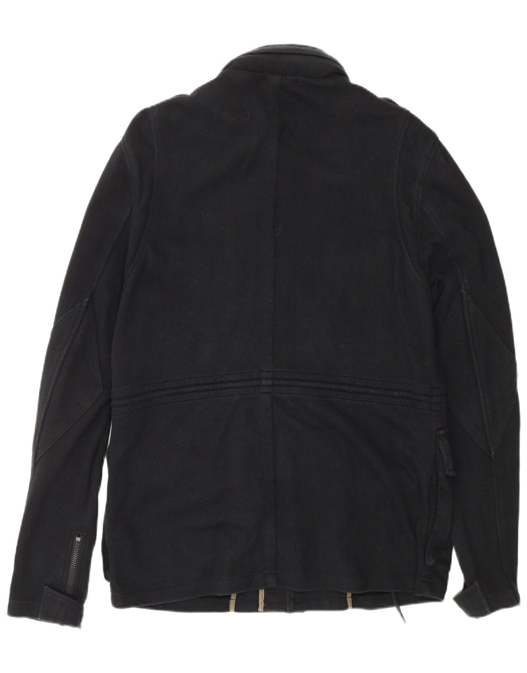 Jachetă militară pentru bărbați DKNY UK 38, bumbac mediu negru