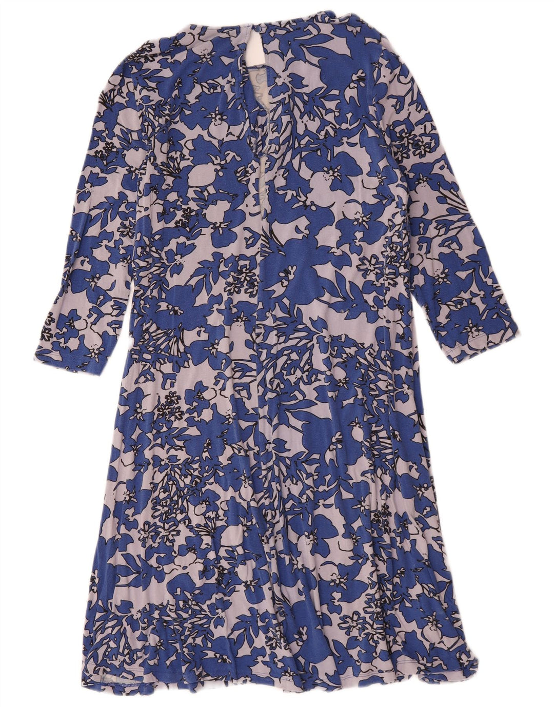 Rochie schimbătoare pentru femei Marks & Spencer cu mâneci 3/4 UK 12 Medium Blue Floral
