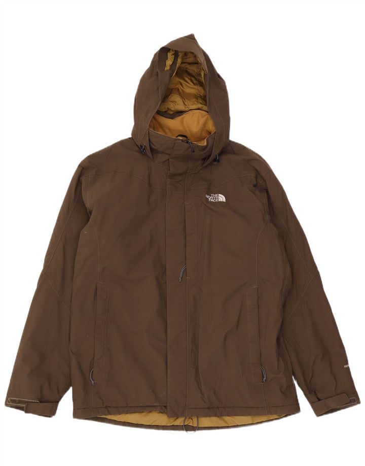 Jachetă Windbreaker pentru bărbați cu glugă The North Face UK 40 Poliester kaki mare