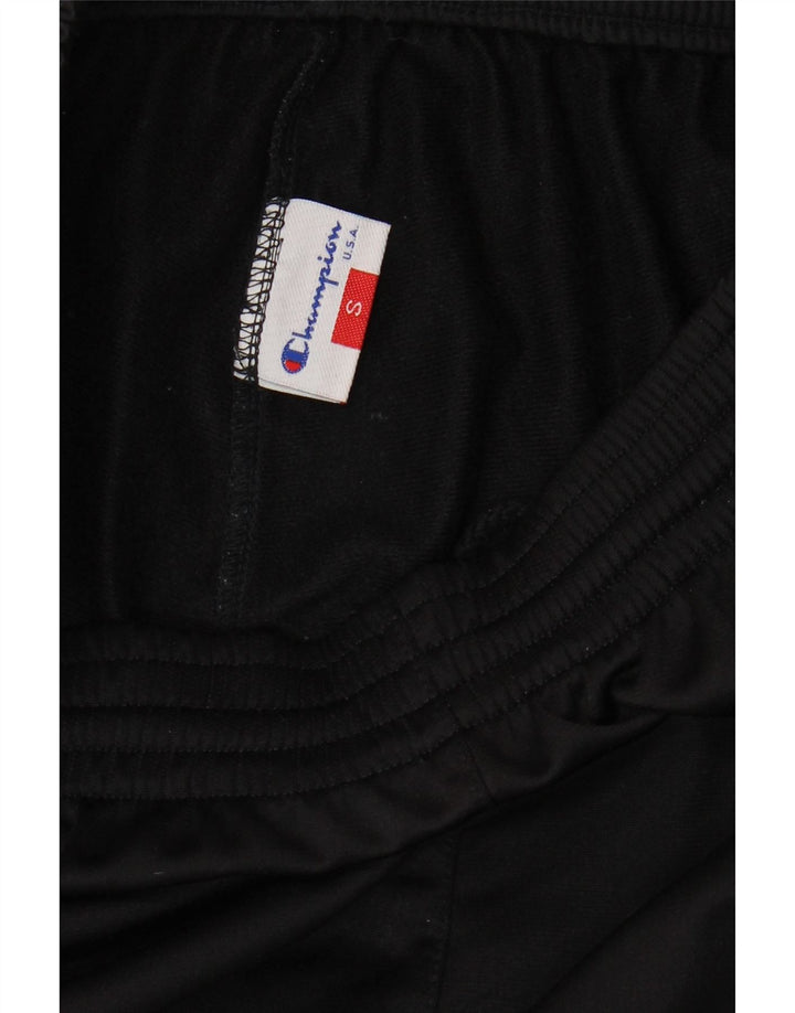Pantaloni scurți sport grafic Champion pentru bărbați, mici, negru, poliester
