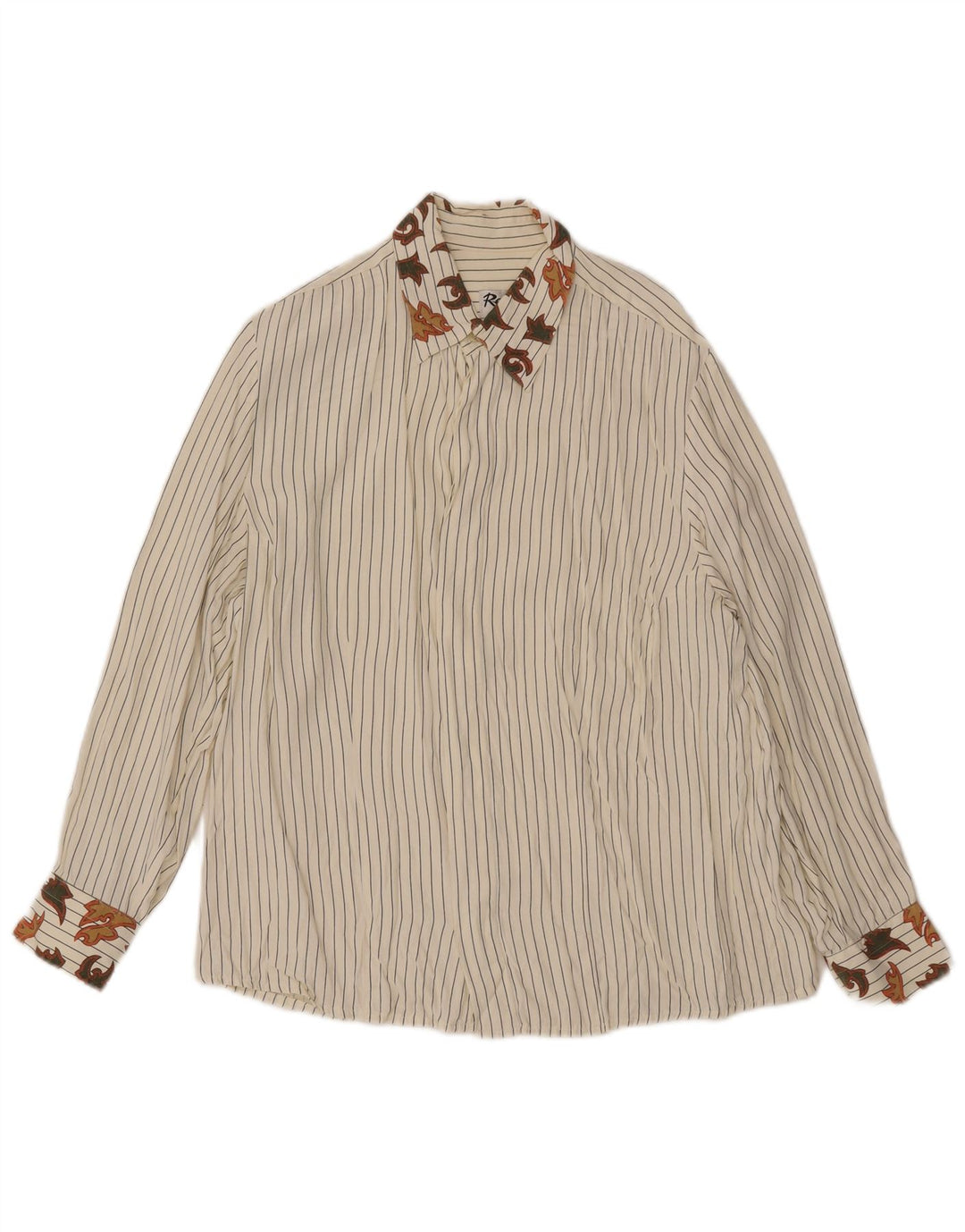 Cămașă pentru bărbați REPORTER Mărimea 41 16 Lung în dungi alb-negru