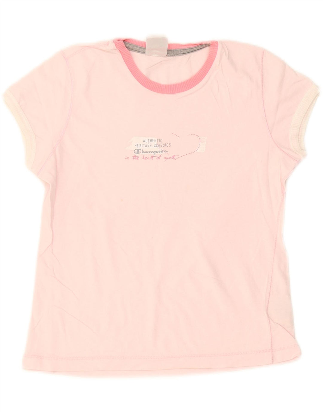 Tricou grafic Champion Heritage Classics pentru femei Top UK 12 Medium Pink