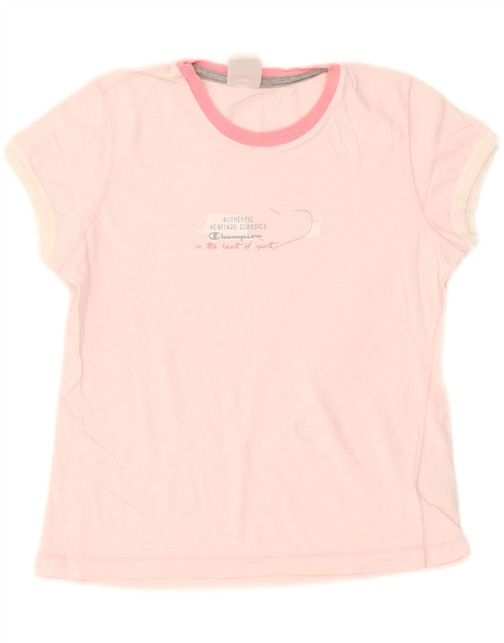 Tricou grafic Champion Heritage Classics pentru femei Top UK 12 Medium Pink