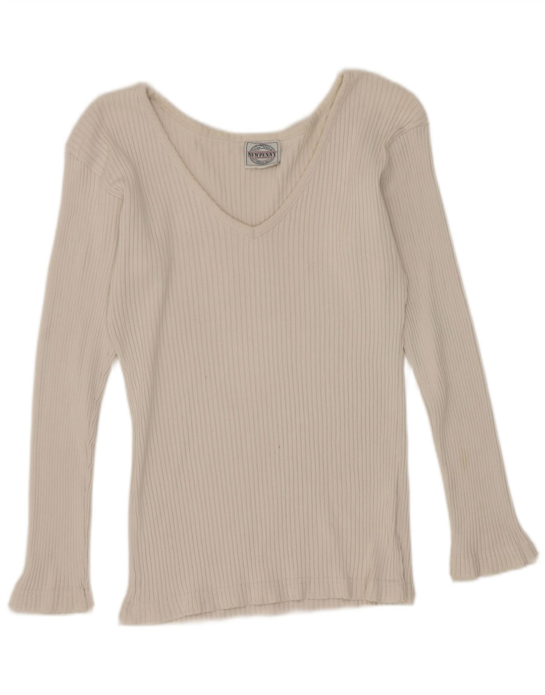 Newpenny Top pentru femei cu mânecă lungă UK 12 Medium White