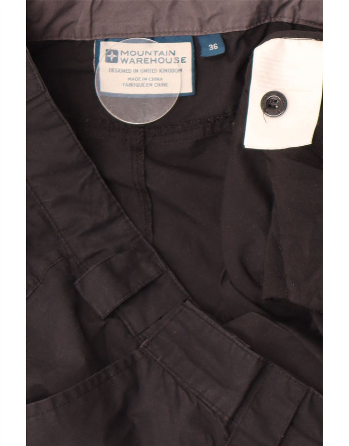 Pantaloni cargo drepti pentru bărbați Mountain Warehouse W36 L31 Poliester negru